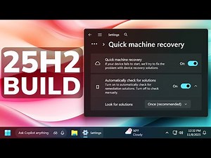 New Windows 11 25H2 Build 26220.7070 – New File Explorer Changes, Widgets Settings, and Fixes (Dev)