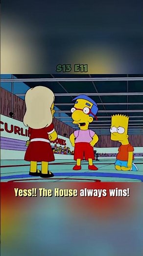 The House always wins! The Simpsons Season: 4 Episode: 11 #simpsons #thesimpsonsmovie #thesimpsons