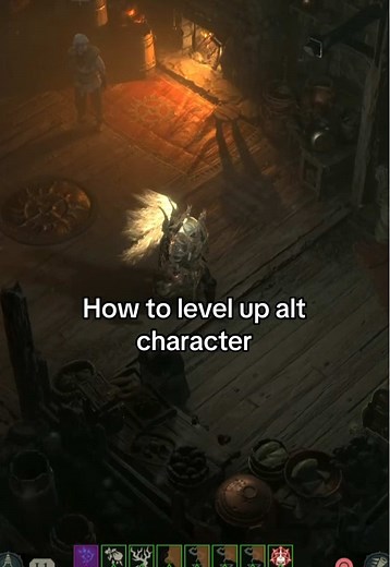 Level up your alt character in Diablo IV Season 11 fast! On your main character, collect as many Whisper caches as you can and store them in your Stash. When you’re ready, create a new seasonal character (both characters have to be on the same realm). As soon as you drop into town, head to your Stash and collect the Whisper caches. Now, begin popping them open to receive tons of loot and XP! Your character will go from 1-60 within seconds. You’re now ready to fight! Bonus tip: Do this now during