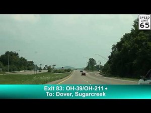 Ohio: I-77 South, Canton To Cambridge