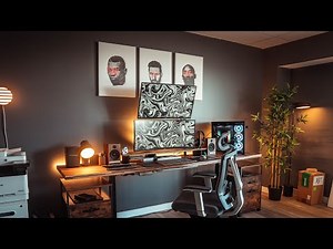 The Productivity Desk Setup 2021 Tour - Creative Work From Home Office