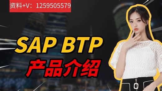 什么是SAP BTP？零基础学习SAP BTP开发
