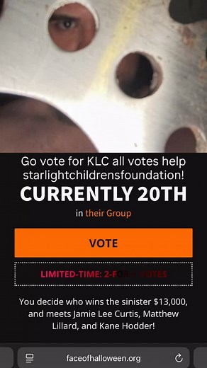 https://faceofhalloween.org/2025/kristopher-logan-armendariz copy paste url! Or vote through link in bio can also vote through story link! Lets go vote KLC @_.klc__ @officialfaceofhalloween @starlightchildrensfoundation #klc #therealklc #klcintergalacticpublishing #instagram #klcintergalacticeterprises #klcintergalacticentertainment #foreverklc #fyp #viral #followers | Kristopher Armendariz