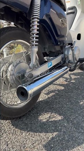 カブプロ110 JA10に安いマフラーに交換してみた #スーパーカブ