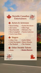 Notable Canadian Entertainers 🇨🇦 #canada #canadianartist #fblifestyle | G Ruth Dianne Castillo