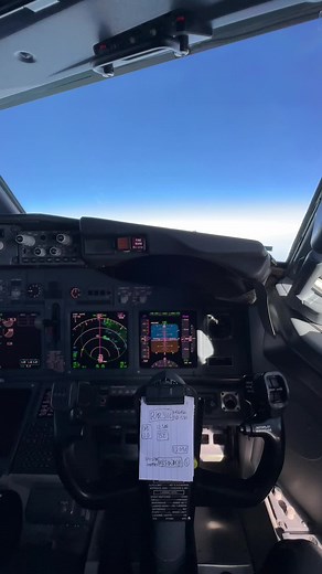 being beaten up by a whole lot of wind, but the machine has no issues with any of it 😮‍💨 #fyp #pilot #cockpit #aviation #avgeek #flying #turbulence #737