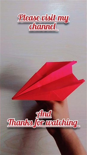 Distroyer super fast paper airplane || it's easy to make #paperairplane