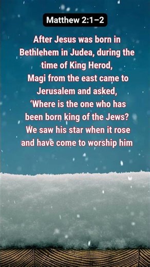 👑 Christmas Bible Verse | The King Is Born ✝️ #JesusKing #ChristmasBible #BibleShorts