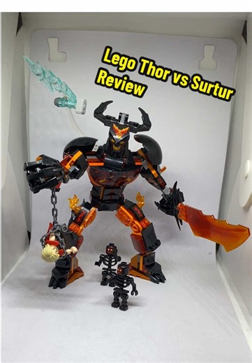 LEGO Thor vs. Surtur Construction Figure Review