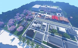 SUKAJARA | Japanese-Inspired Town Minecraft Map