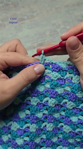 1 Row Repeat Shell Stitch Lace Crochet Pattern | Crochet Blanket #crochettutorial #easycrochet