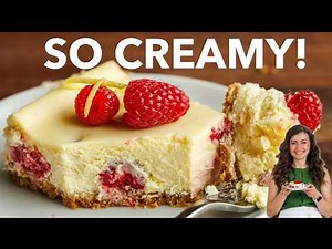 Easy Raspberry Lemon Cheesecake Bars