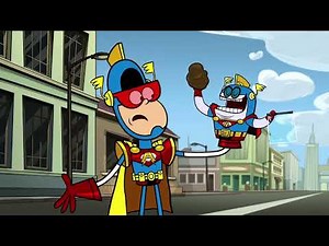 Atomic Puppet-Capítulo 3-Planeta Pizza/No te quedes con Mudman | Español Latino.