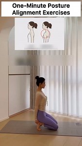 One-Minute Posture Alignment Exercises 👉🏻If the exercises don’t help, buy a new device with a 50% discount — link in bio. | Sasha Soroka