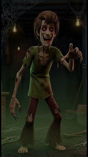 Horror Version of Scooby-Doo cartoon!😱👻 #horror #cartoon #scoobydoo