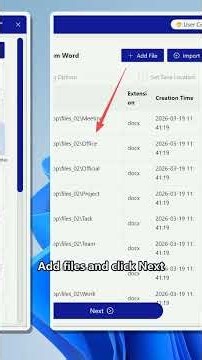 Batch remove Word read-only password protection on Windows