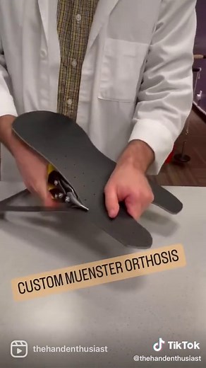 Custom Muenster Orthosis for Chronic TFCC Tear