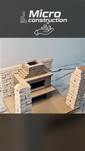 How To Build a Mini Brick BBQ Grill | DIY (Oddly Satisfying)