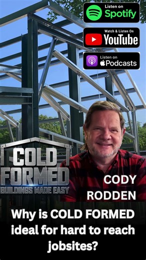 Building with #coldformedsteel in remote locations.