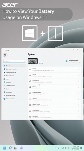 The only micromanagement happening over here is the micromanagement of our battery usage 🔋👀 #AcerSupport #Windows11 #Microsoft #Acer #TechTok #PCTips