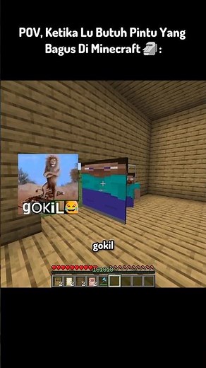 POV, Ketika Lu Butuh Pintu Yang Bagus Di Minecraft