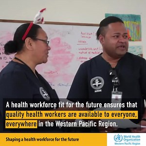 11 reactions | The ♥ heartbeat ♥ of healthcare is our health workforce. A health system is only as strong as its dedicated human resources for health.  With passion and expertise, they're the key to delivering people-centred, integrated care. Together, they pave the way for universal health coverage and achieving the Sustainable Development Goals!  | World Health Organization Western Pacific Region | Facebook