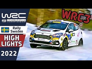 WRC Rally Highlights : Rally Sweden 2022 : WRC3 Day 1
