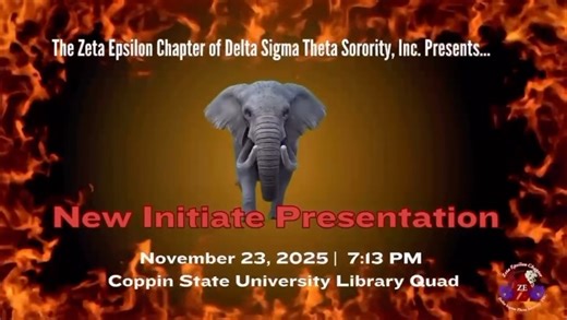 DevaSTating Divas on Instagram: "Join the Zeta Epsilon Chapter tonight for our New Initiate Presentation! 📍 Coppin State University Library Quad 📅 November 23, 2025 ⏰ 7:13 PM Let’s see what Devastating Divas are being added to the yard 👀🔺 #NobodyRocksItLikeZE #YARDRUNNERS"