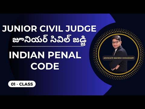 DM - 01 CLASS - INDIAN PENAL CODE - JUNIOR CIVIL JUDGE - 9000315302