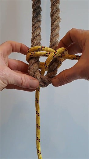 Doubled Becket hitch knot