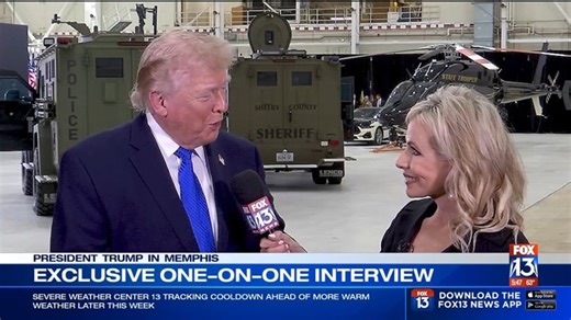 FOX13 Exclusive: GMM Anchor Valerie Calhoun interviews President Trump | Haystack News