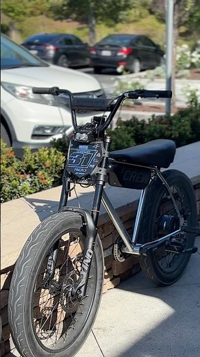 crew dart e bike with suspension and baja light