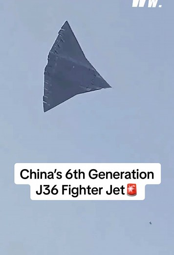 China Unveils 6th Generation J36 Fighter Jet
