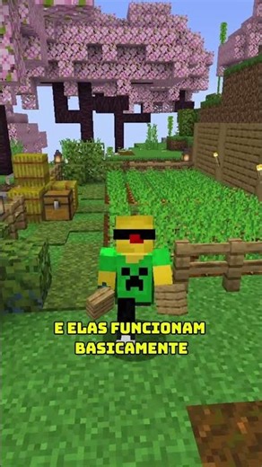 nome do mod: Enchanted Vertical Slabs #minecraft #minecraftshorts