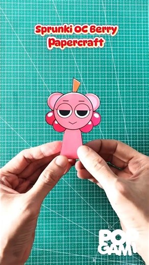 Making sprunki oc Berry papercraft #sprunki #shorts