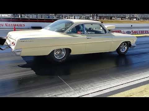 1962 Chevy Bel-Air 409 drag car testing, Barry Camp