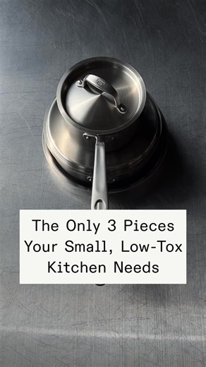 Upgrade your small kitchen with the only 3 pieces you need to cook like a chef at home. Our 5-ply Stainless Clad Frying Pan, Saucier and Saucepan are non-toxic, chef-trusted and guaranteed to last a lifetime. | Made In Cookware
