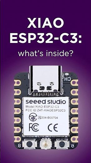 What’s inside a XIAO ESP32-C3? #arduino #esp32 #robotics