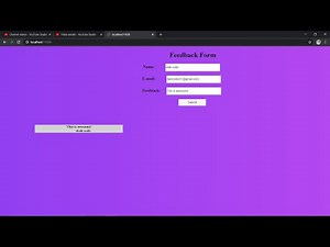 Feedback form in asp.net