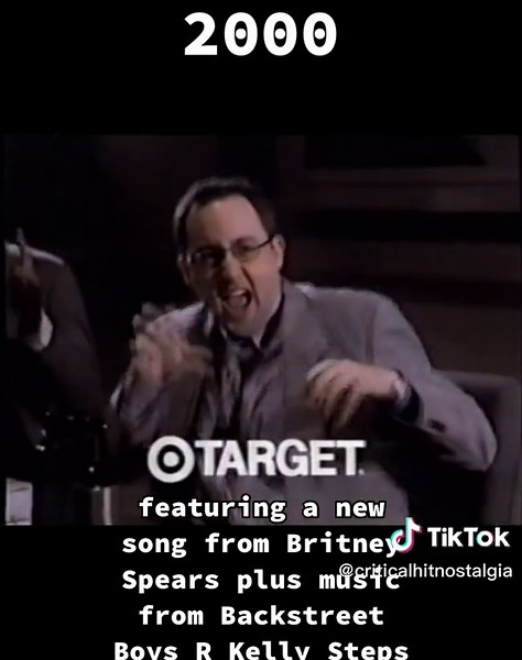 Throwback to Britney Spears in Positive Interference CD Target Commercial