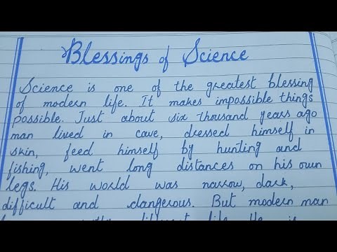 Essay on blessings of science for class 7-12|importance of science|Advantages of science