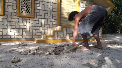 A $0 Luxury Mud House With Pool and Kitchen More Beautiful Than Any Modern Resort