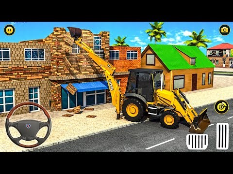 House Demolish & Construction Simulator - Excavator Driving Game - Android Gameplay