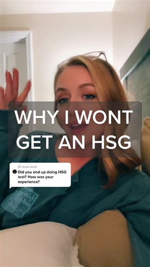 Answer to @riiiaa2 No HSG for me! #ivf #ivfwarrior #ivfjourney #miscarriage #recurrentpregnancyloss #ttc #ttcjourney