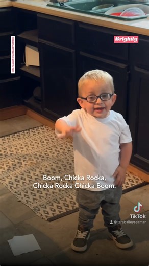 854K views · 10K reactions | Three-year-old Witley Seaman sang "Boom Chicka Boom" with his mom, Tara, who captured the moment! https://gma.abc/3GSXCWz | Good Morning America | Facebook