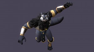 Wolf Furry "Conrad" - 3D model by Furmafia