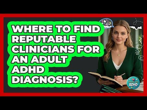 Where To Find Reputable Clinicians For An Adult ADHD Diagnosis?