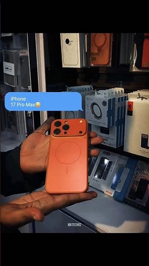 How to convert iPhone 16 Pro Max to 17 Pro Max😂 (Easiest way) | #mobile #iphone #17promax | MKT