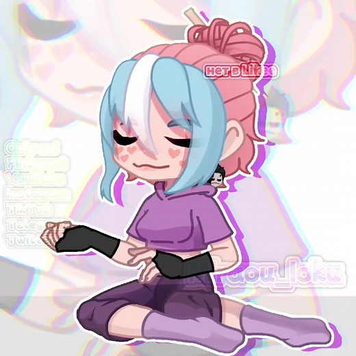 И сама анимация отдельно ^^ #miraou_ioku #gacha #gachaclub #tweening #live2d #modellive2d #live2d #alightmotion