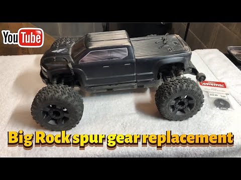 Arrma Big Rock Steel spur gear upgrade And how to.